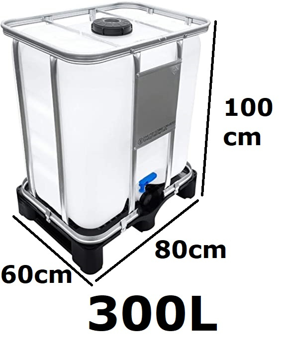 certifikované 300l ibc kontajnery na potraviny a ADR