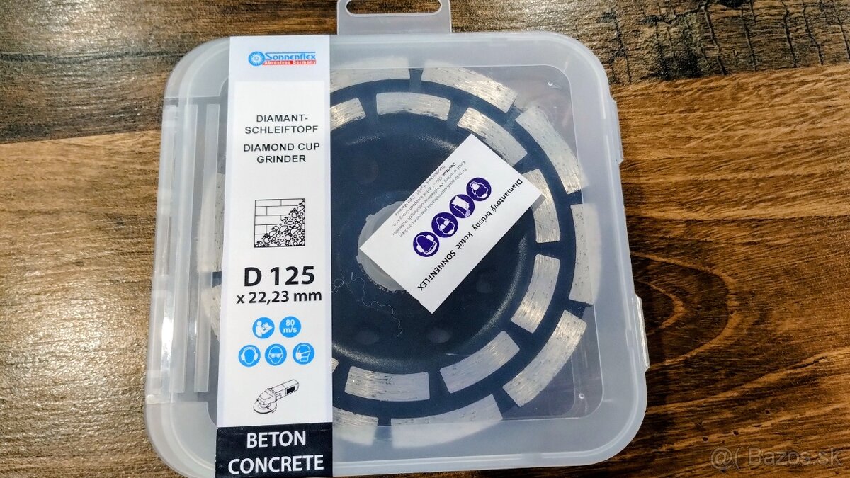 Predám nový nepoužitý diamantový brúsny kotúč 20€