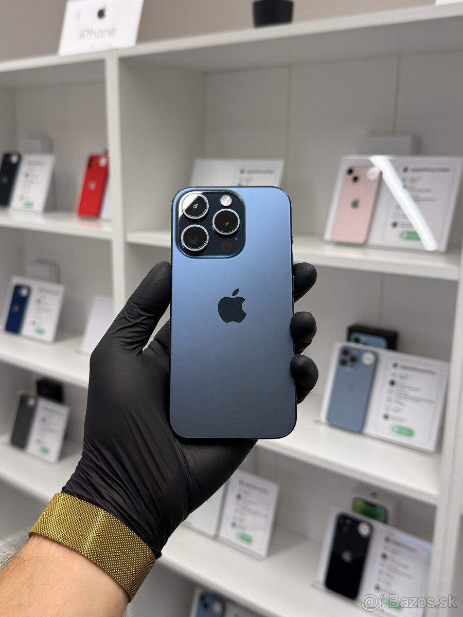 ZÁRUKA 2 ROKY /  Apple iPhone 15 Pro 256GB Blue Titanium