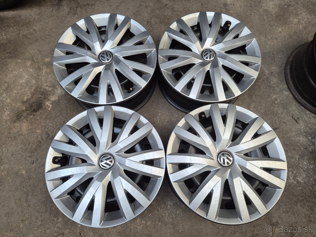 5x112 r16 ET41 plechové disky VOLKSWAGEN + puklice