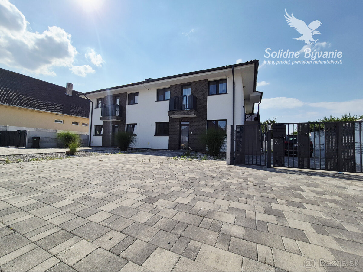 Novostavba 3-izbovéhu bytu v stave ŠTANDARD, 93,32 m2