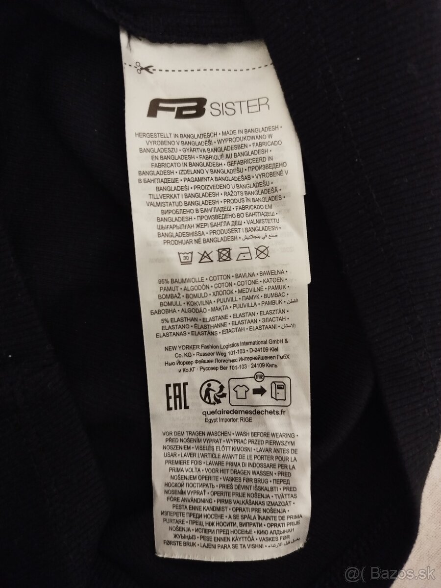 Čierne šaty FB sister