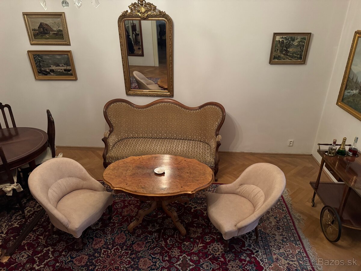 Predám starožitnú sedaciu súpravu