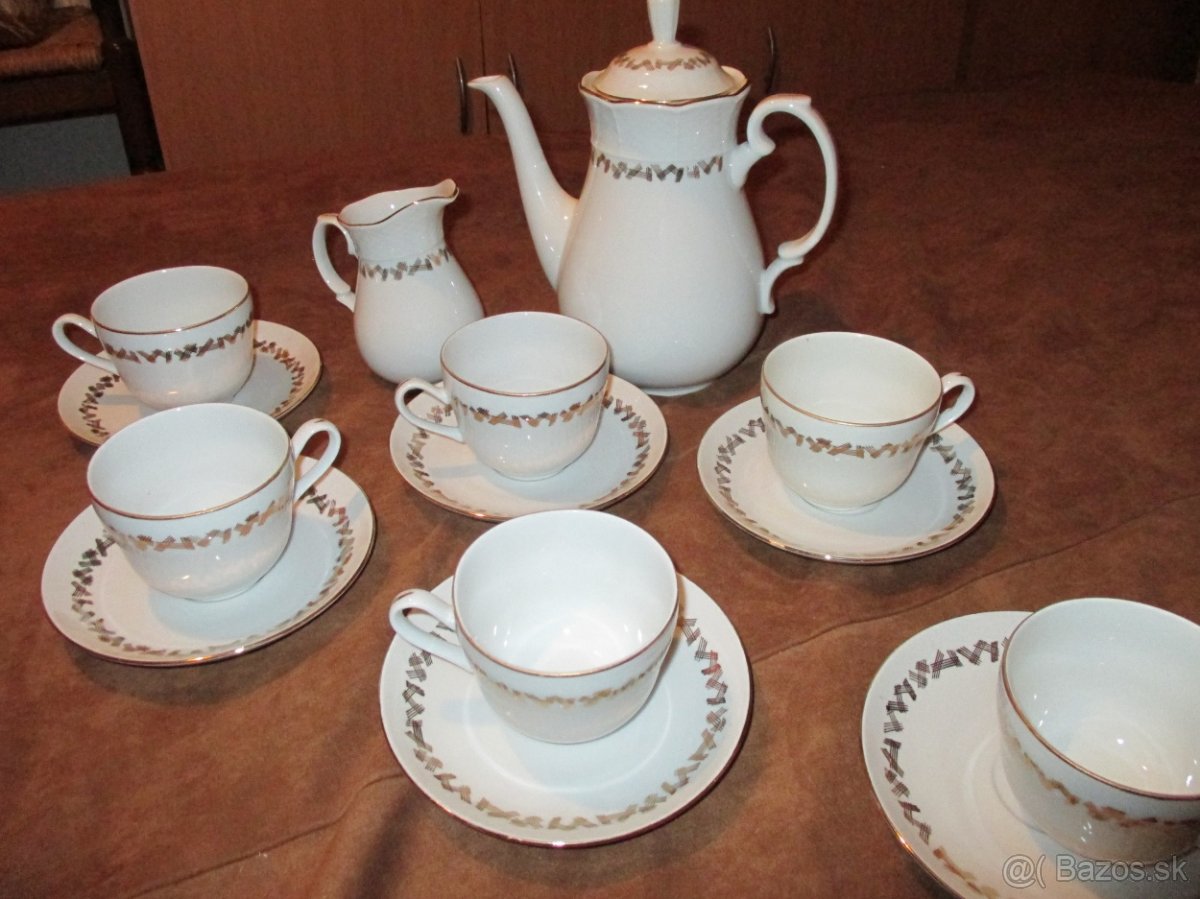 Konvica, cukřenka , mléčenka , podšálky