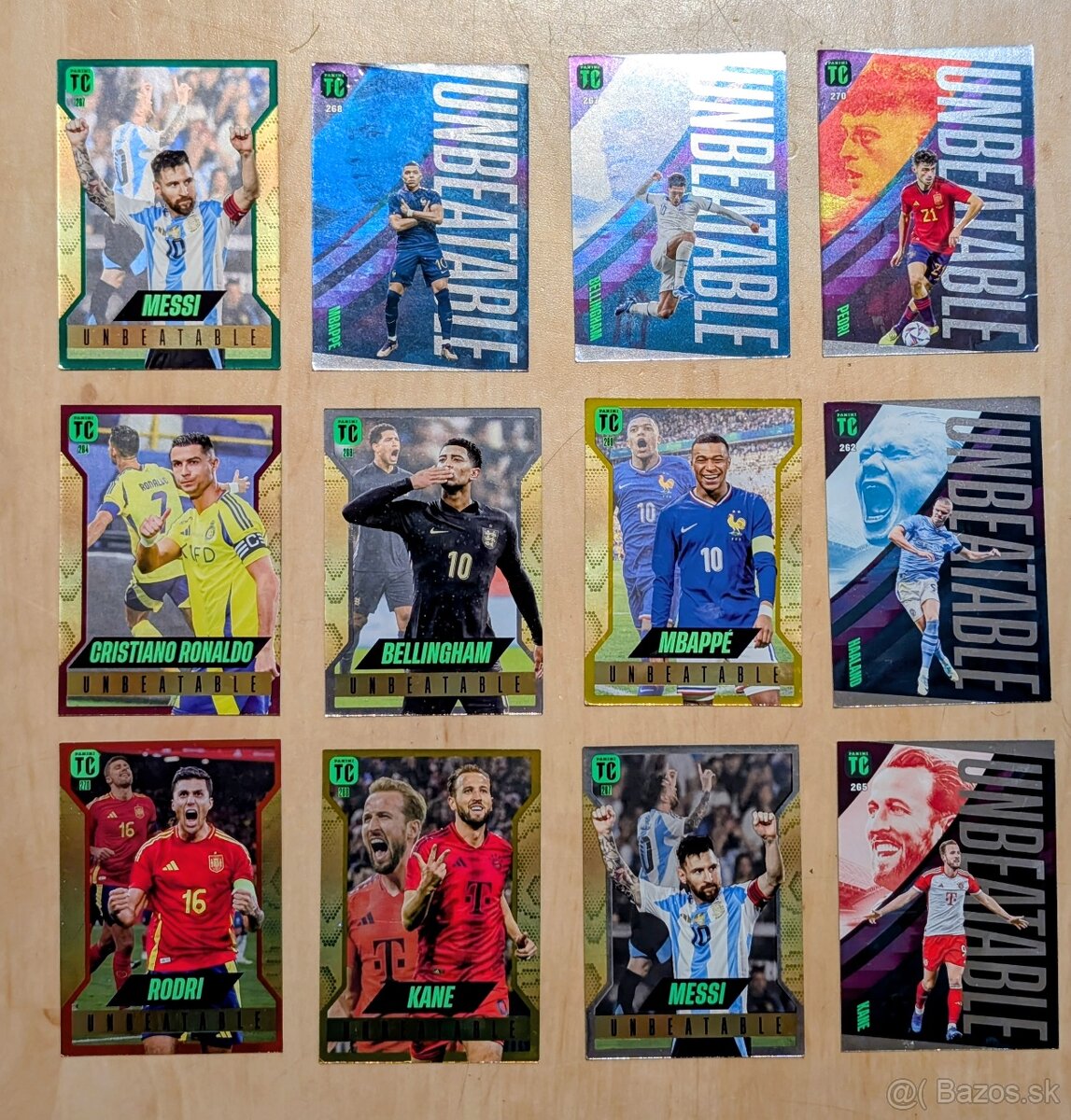 Futbalové kartičky Panini