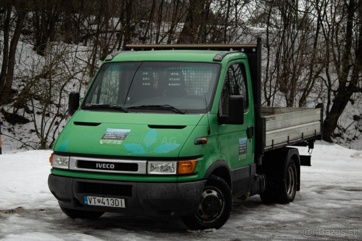 Iveco Daily 35C13 2.8 92kw 3stranný sklapač