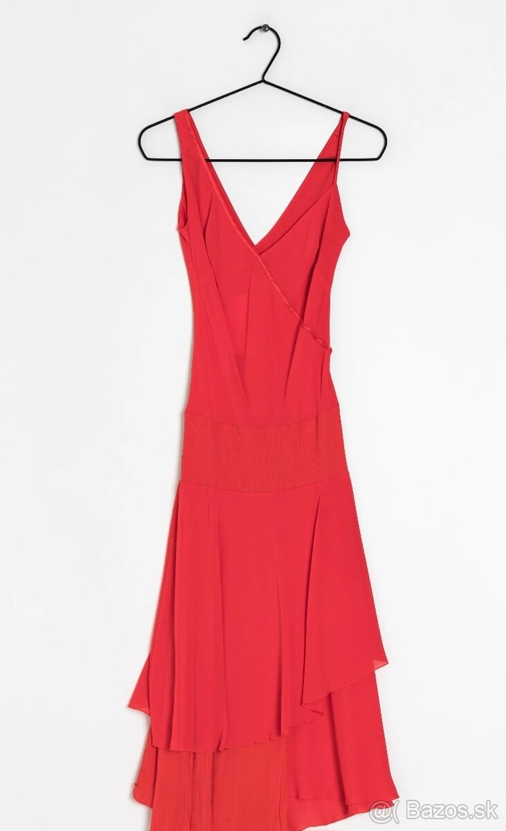 Dámske červené šaty L