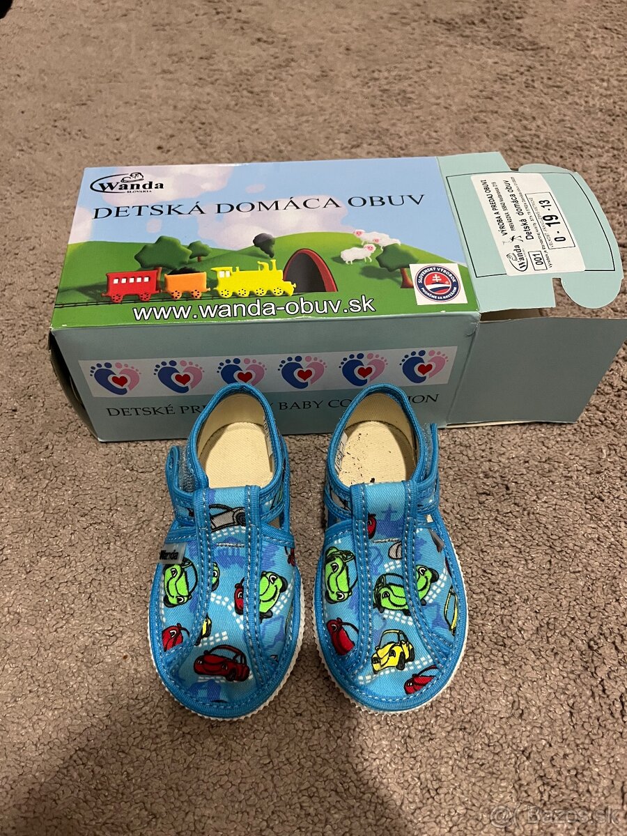 Papuce Wanda detske