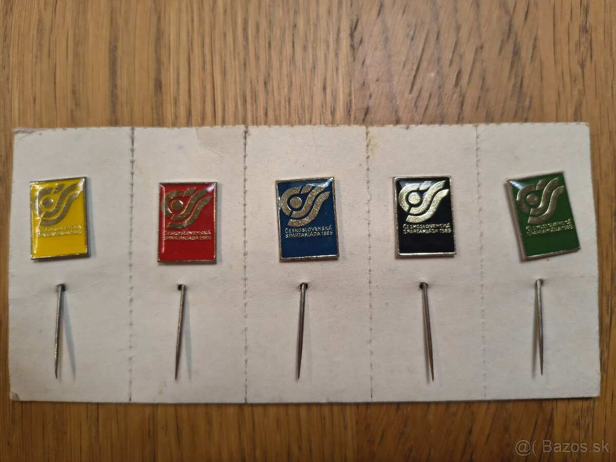 Odznaky Spartakiáda 1985