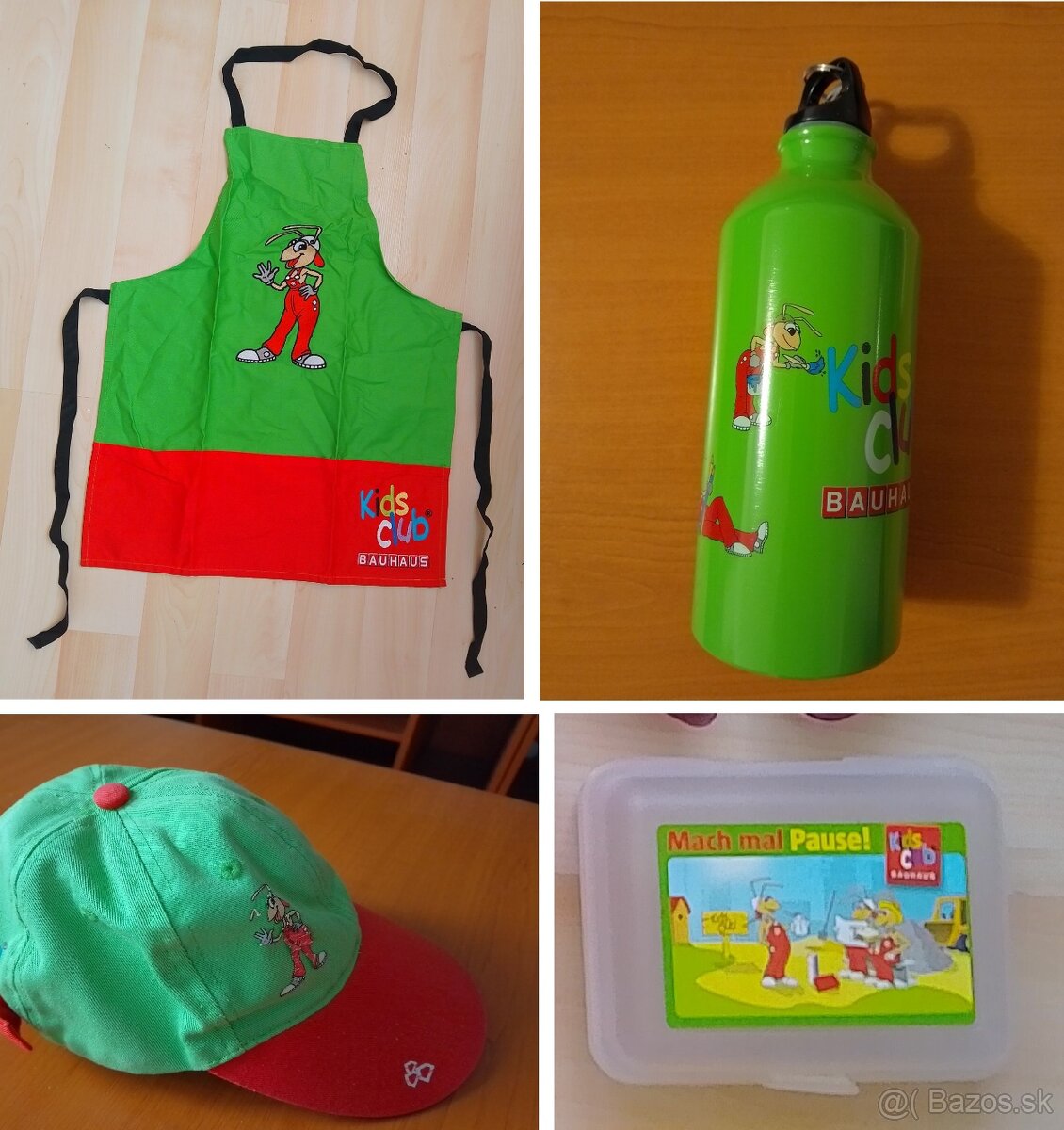 Súprava (zástera, fľaša, box, šiltovka)