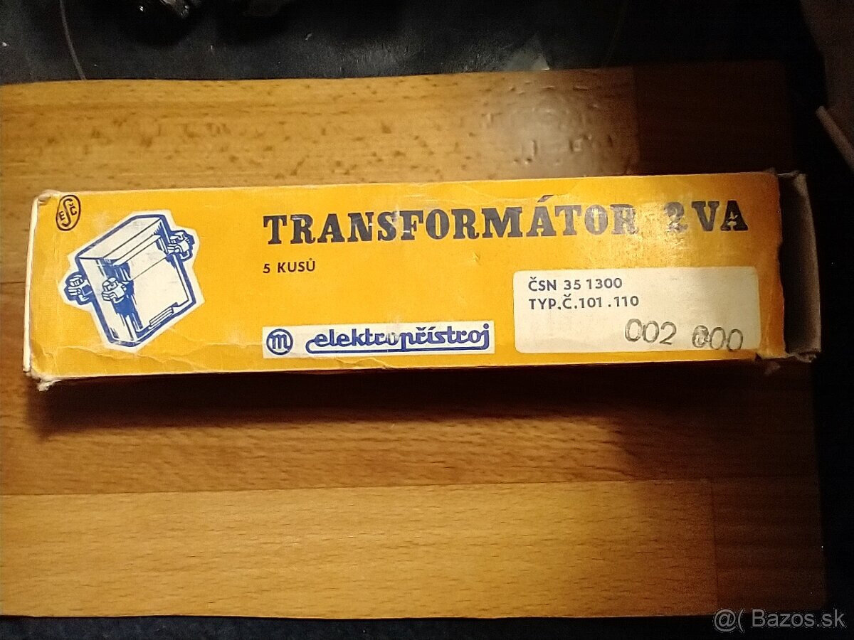Transformátor 220V/24V/2VA