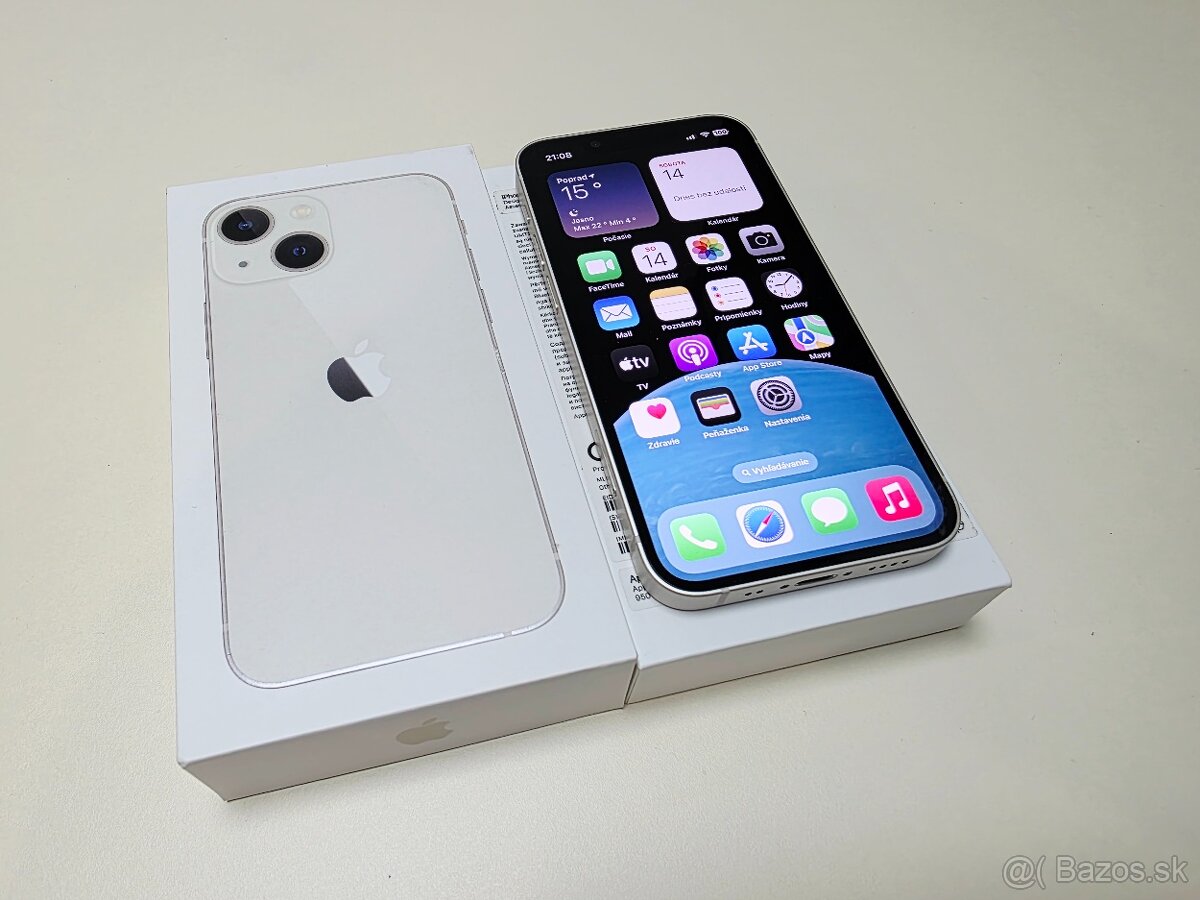 APPLE IPHONE 13 MINI 128GB ,TOP STAV ,ZDRAVIE BATERKY 100%