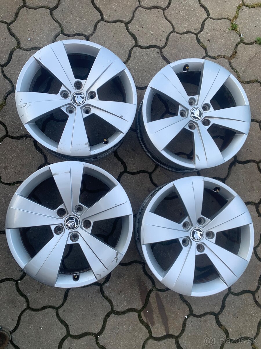 Predám elektrony hliníkové disky 5x112 R17