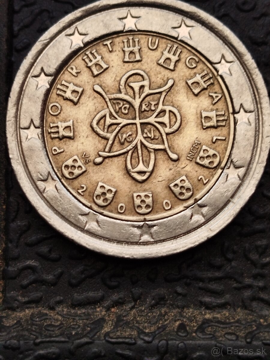 2eurova minca Portugalsko 2002