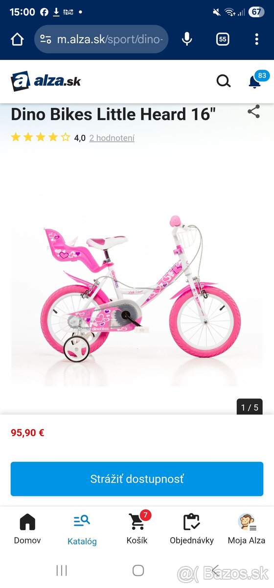 Detský bicykel