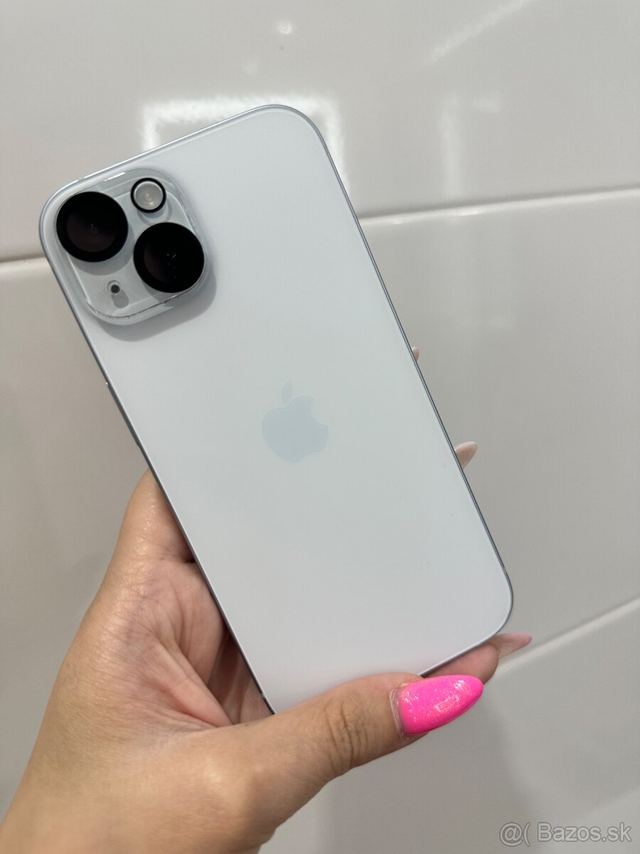 iPhone 15 - 128 GB, modrý
