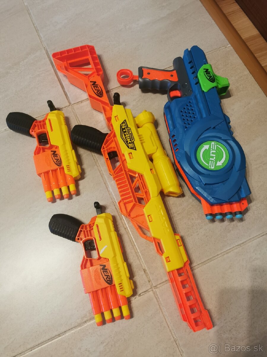 Predám sadu NERF pištolí