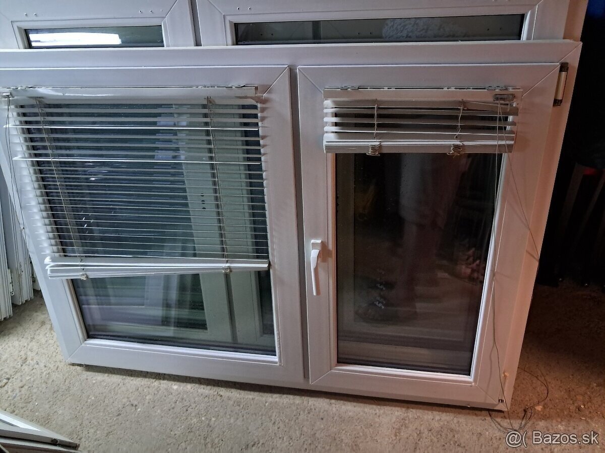 Predám plastove okna 145 cm dlhý 110 cm vysoký