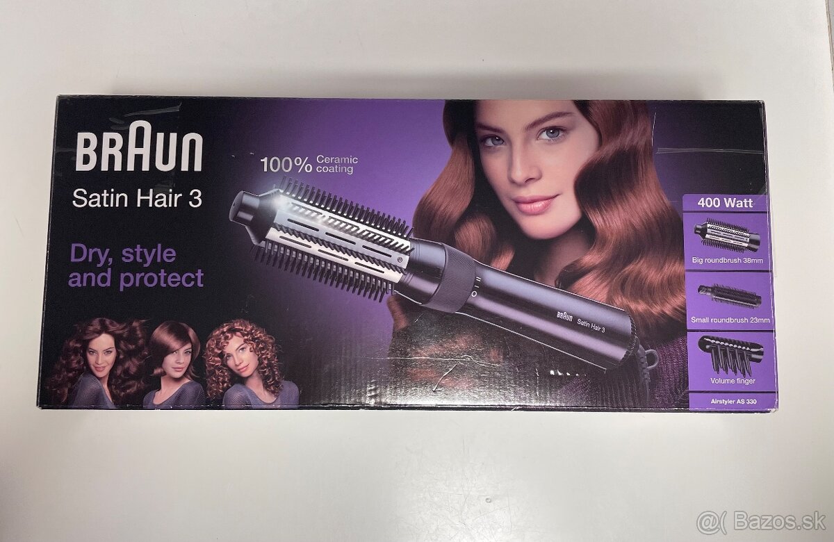 Braun KULMOFÉN kulma AS330 + 3 kefy