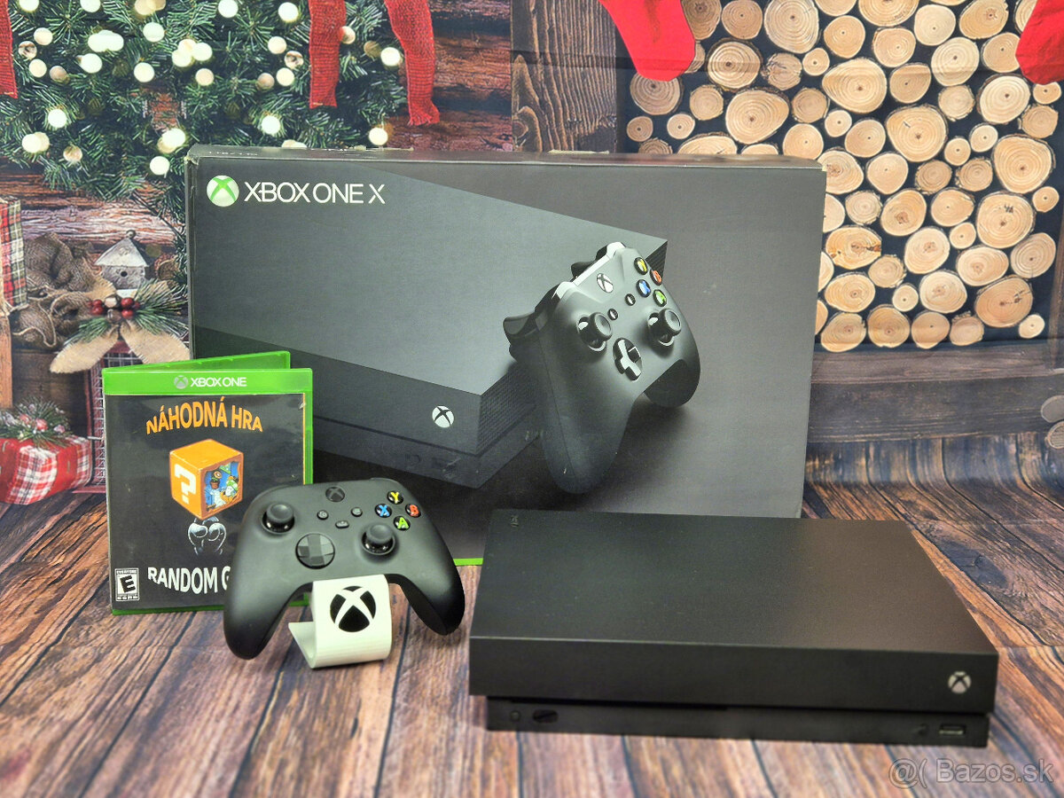 Xbox One X 1TB, 1 ovládač, 1 náhodná hra