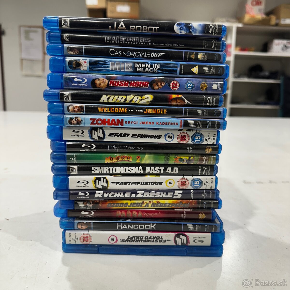 Blu-ray kolekcia – 20 ks filmov – predám len spolu