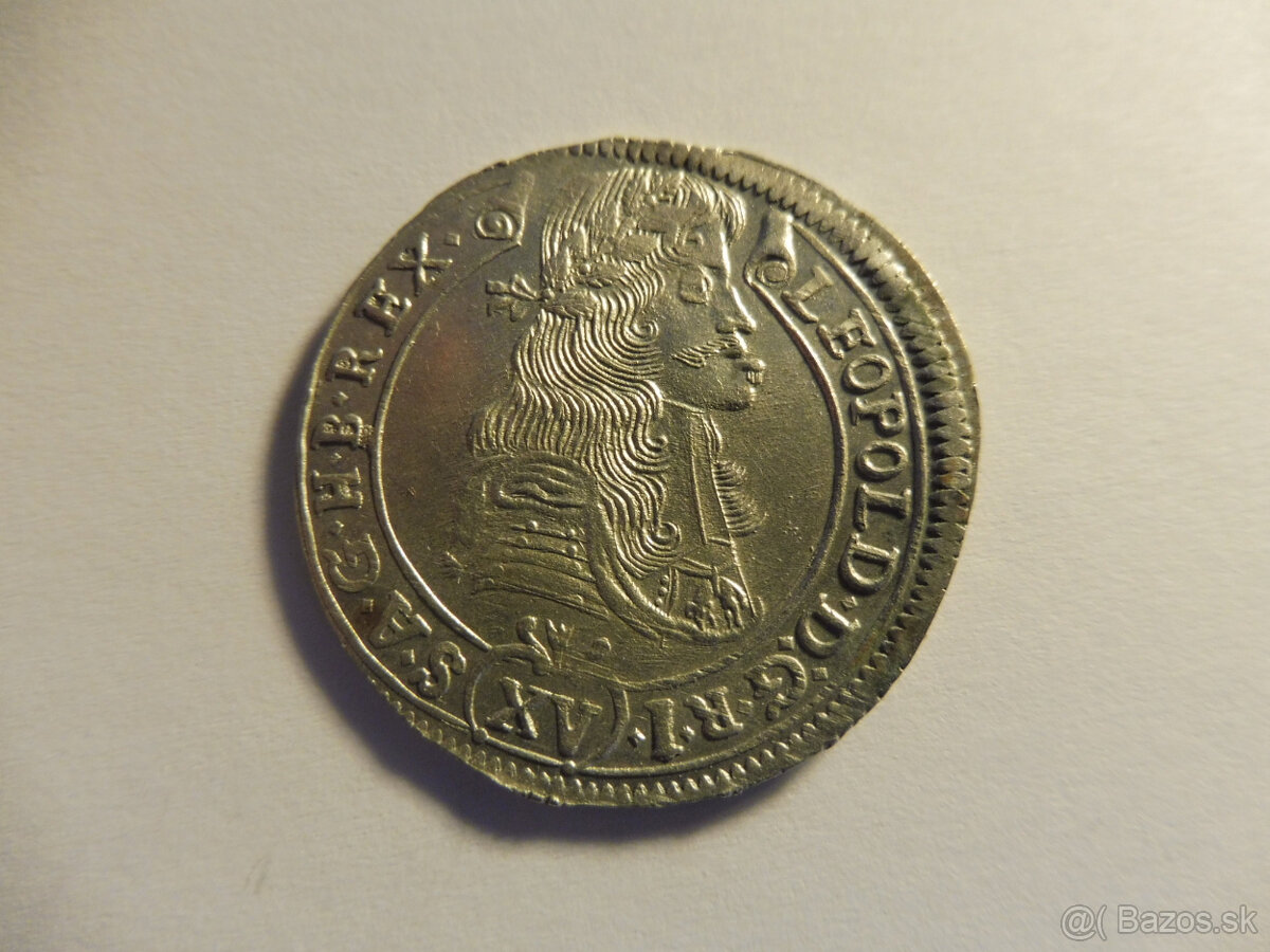 XV. grajciar Leopold I. 1686 KB