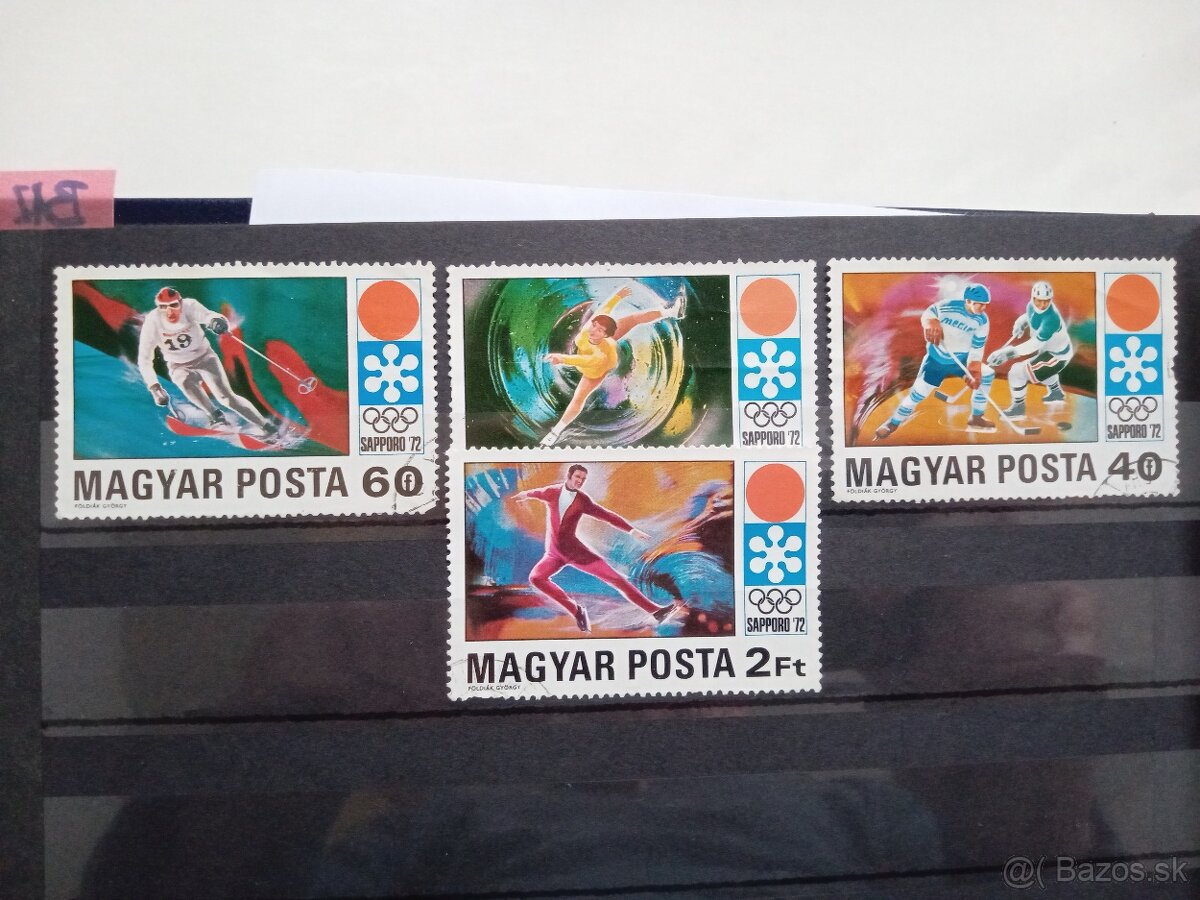 Poštové známky č.525 - Maďarsko - šport