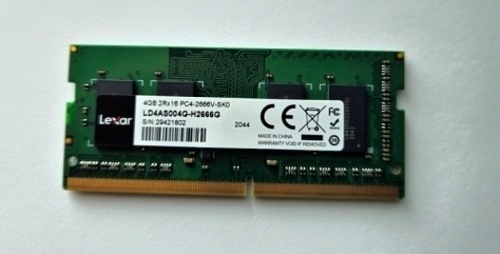 Predám RAM 4GB 2666MHz DDR4 SO-DIMM