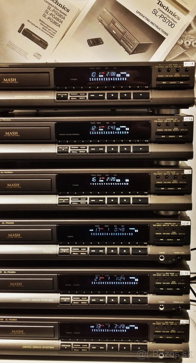 Seria CD prehravac TECHNICS moznost DO, prevodnik MASH = Cd3