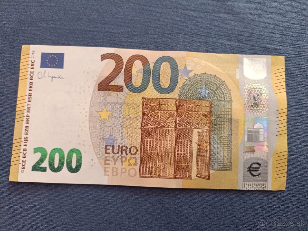 200 € bankovka UNC