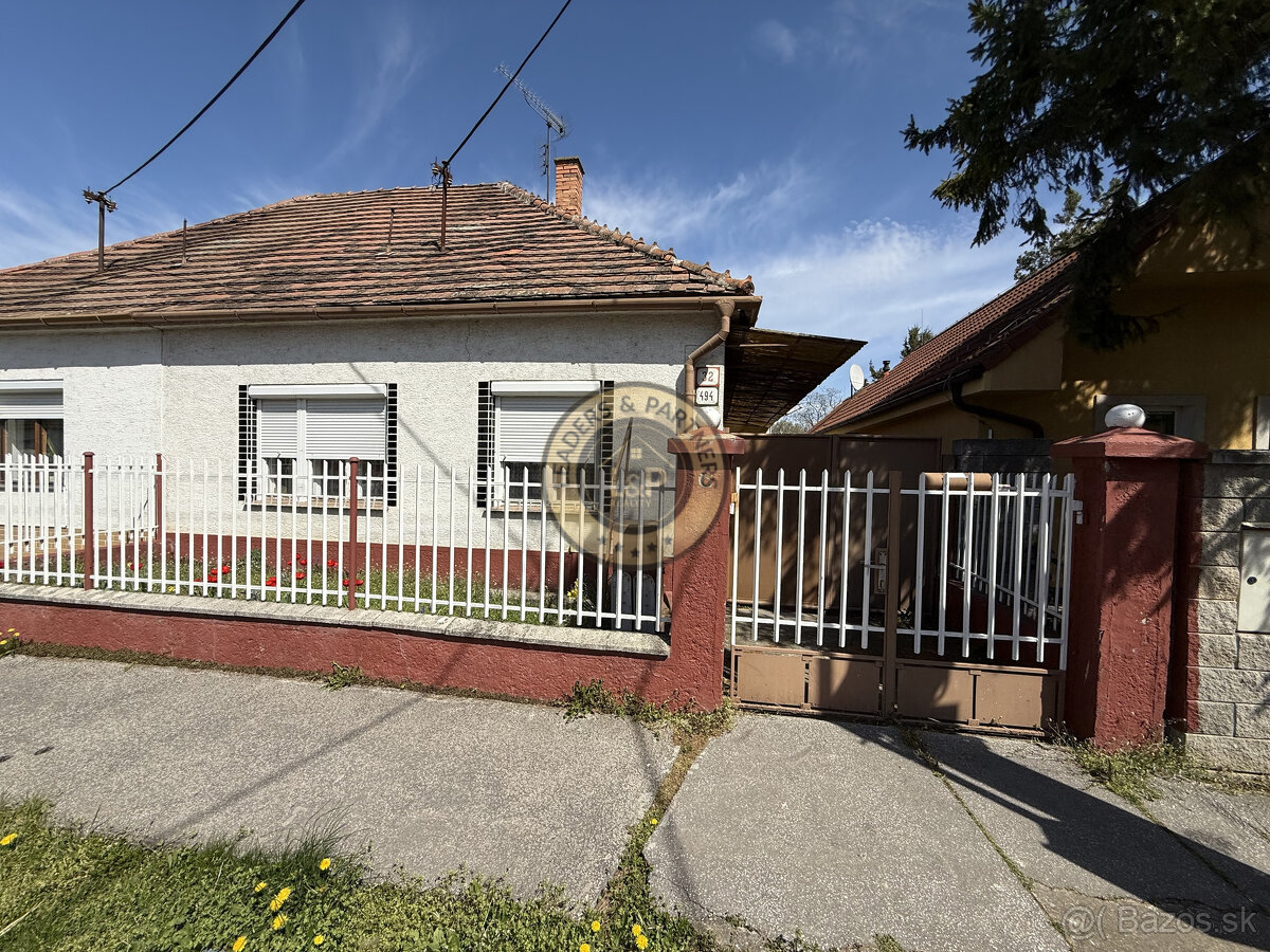 Na predaj starší rodinný dom v obci Cífer okr. Trnava