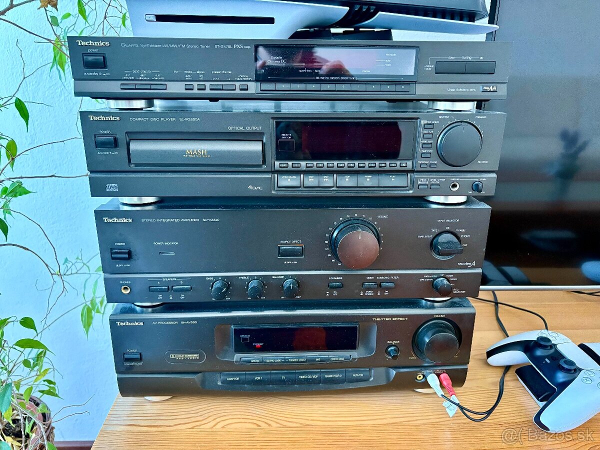 Komponenty Technics + Subwoofer Magnat