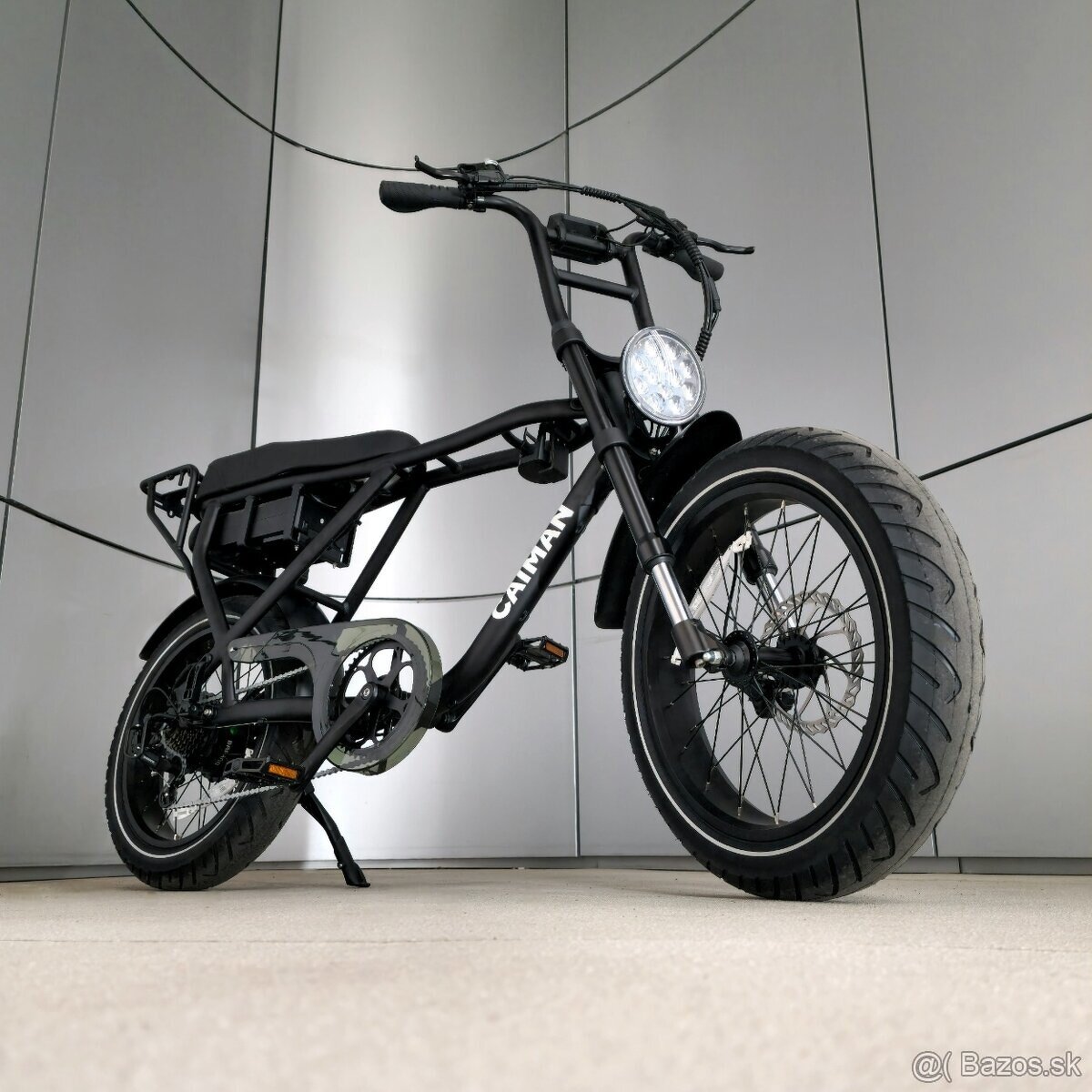 Fatbike elektrobicykel 500W/250W - 21Ah/15Ah CAIMAN Black