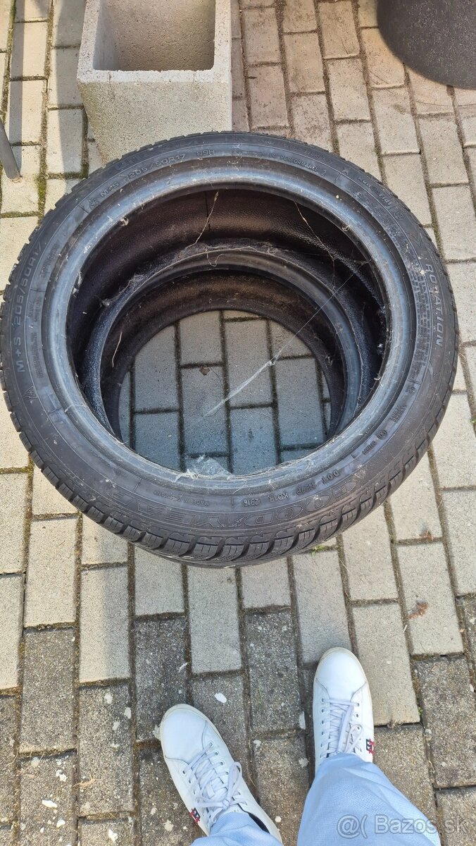 Zimne Runflat pneu Goodyear 205/50 R17 89H
