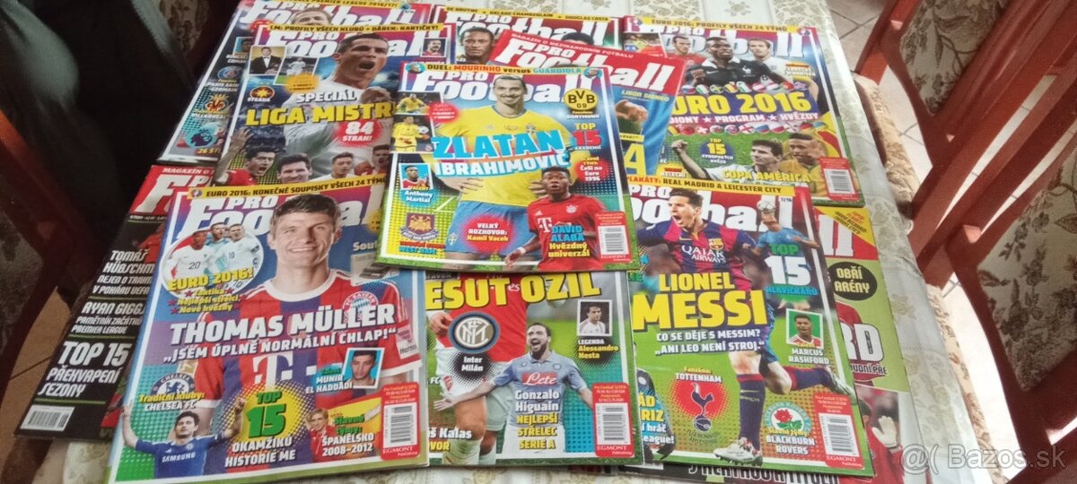 Ponúkam na predaj časopis pro football
