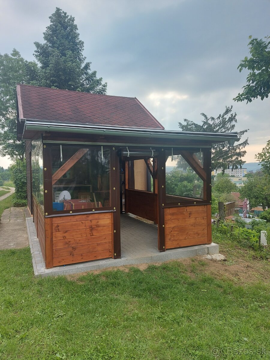 PVC plachty na altánky