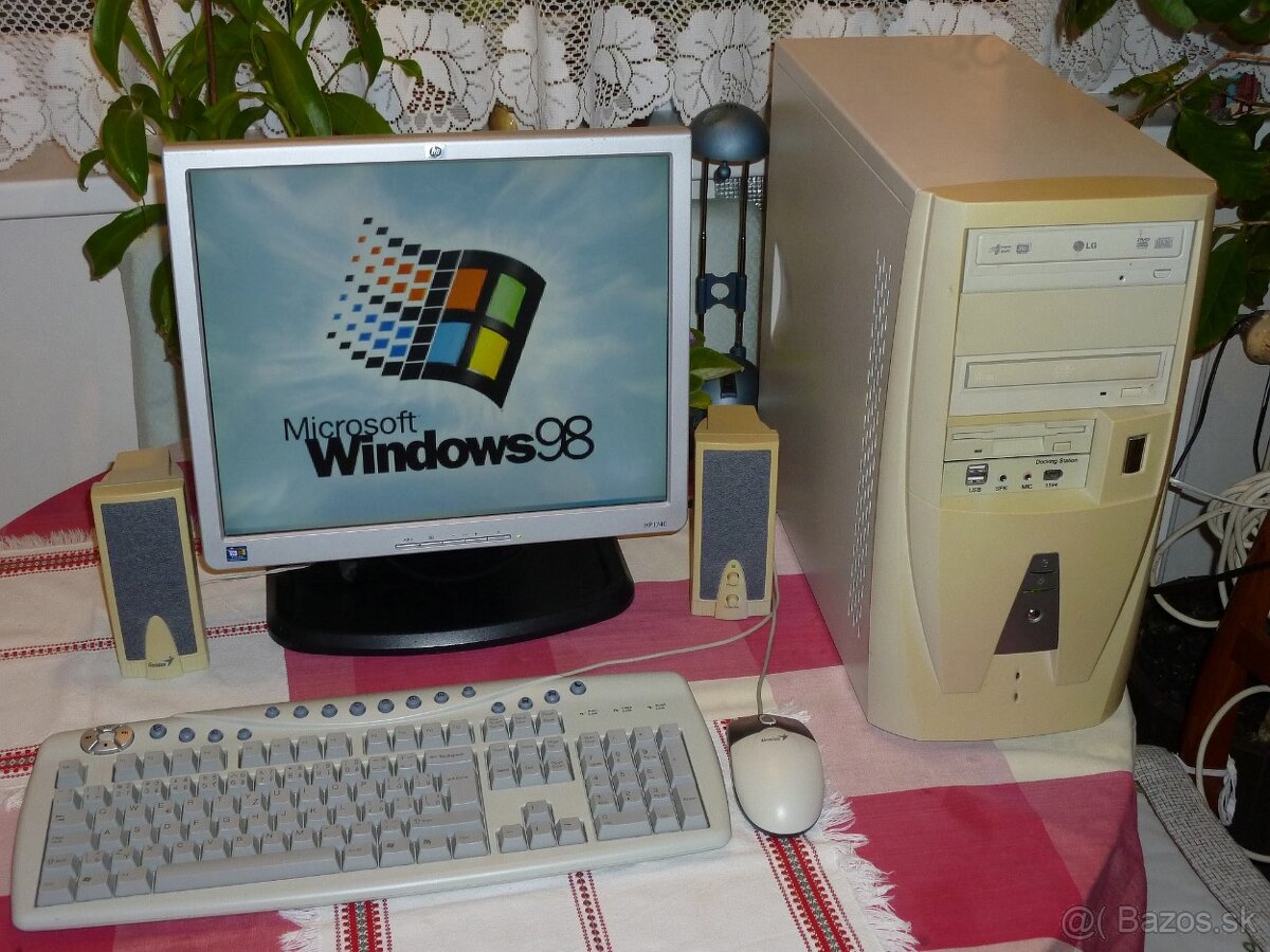 Predám počítať AMD Duron 1.0 GHz s Windows 98
