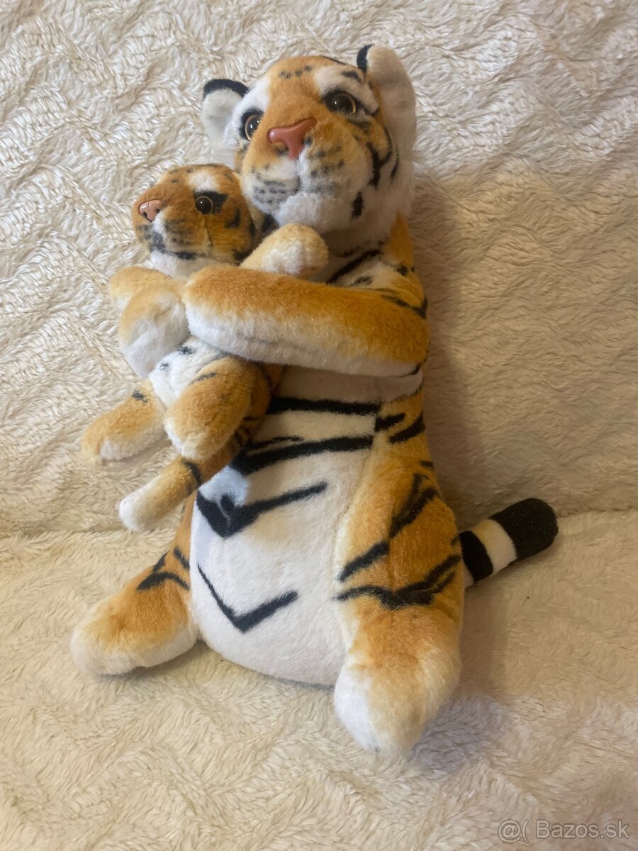 Tiger mama a mláďa - Plyšové hračky