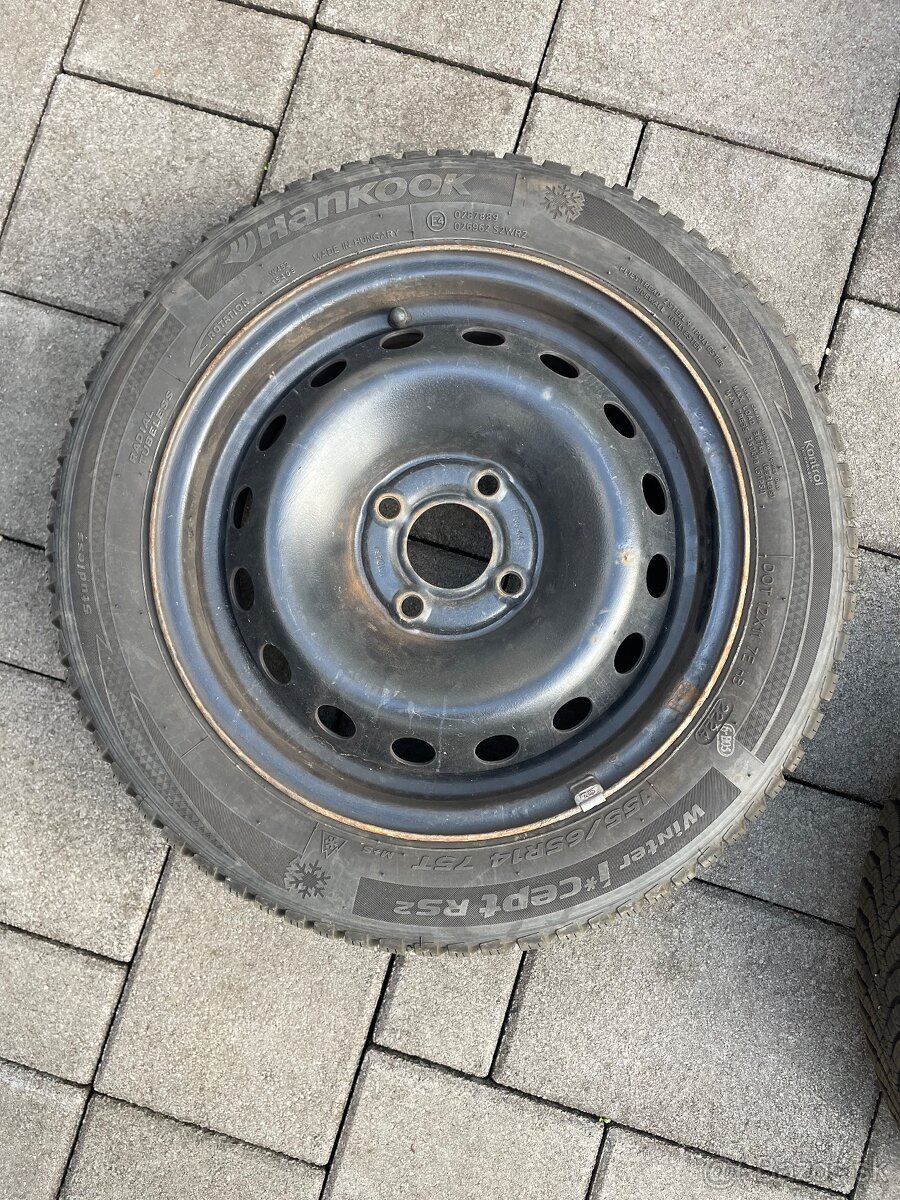 Pneumatiky zimné Hankook 155/65 R14 75T