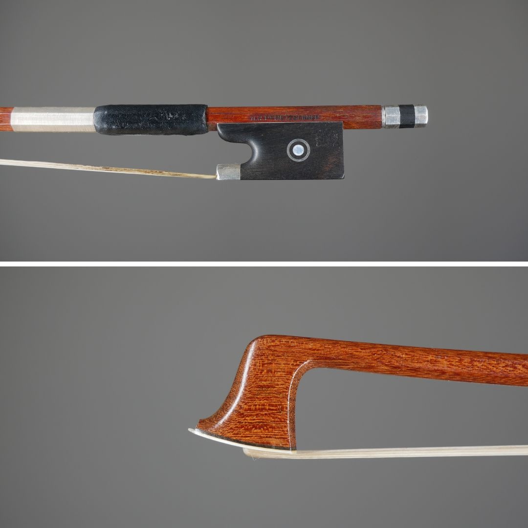 Husľový sláčik H. R. Pfretzschner + certifikát