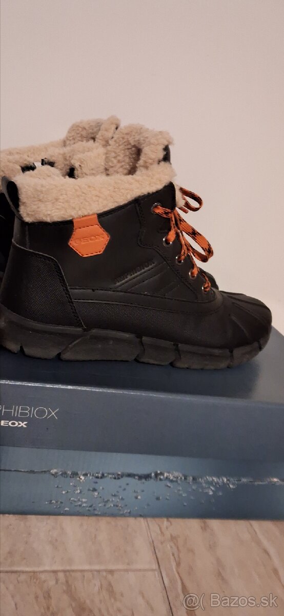 Chlapčenské zimné topánky Geox,  veľkosť  38