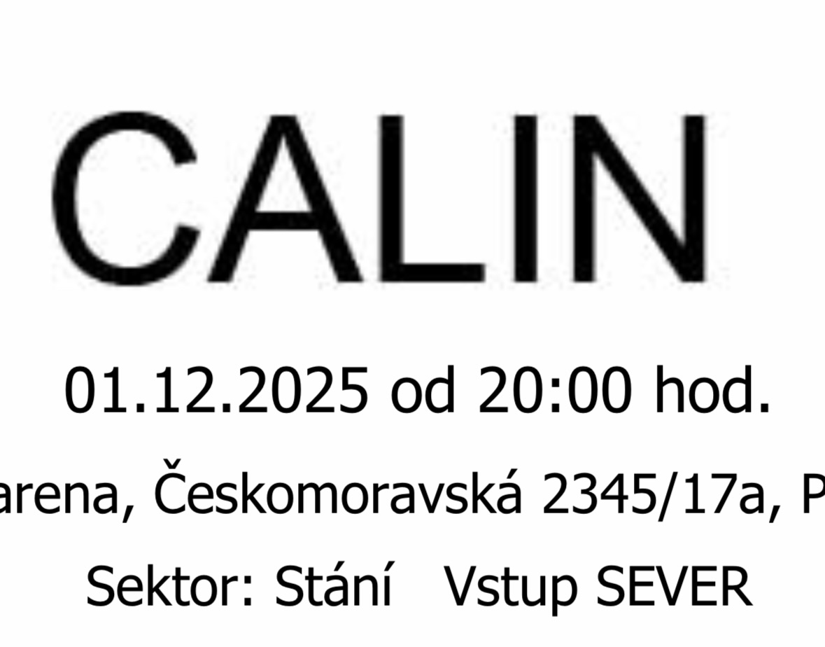 Calin koncert 1.12.2025