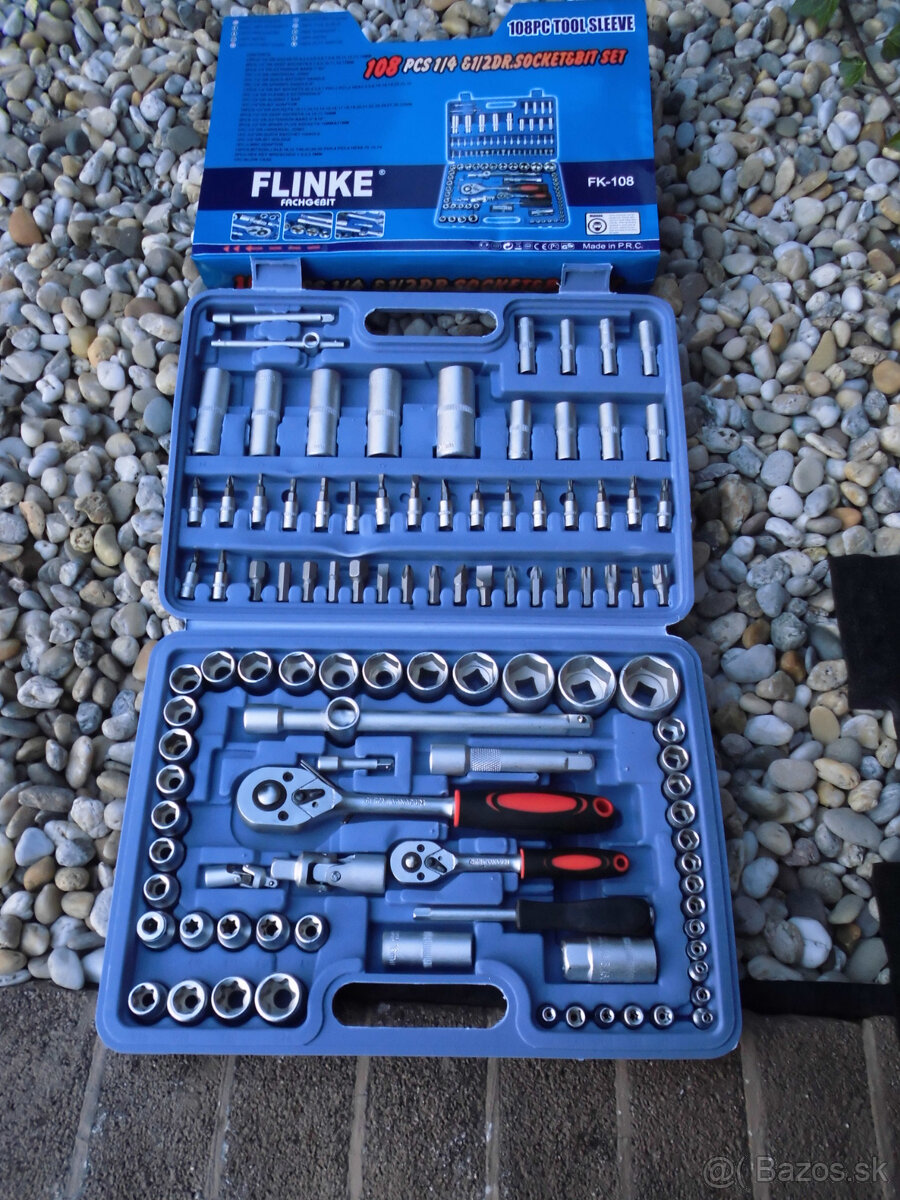 108 dielova gola sada Flinke