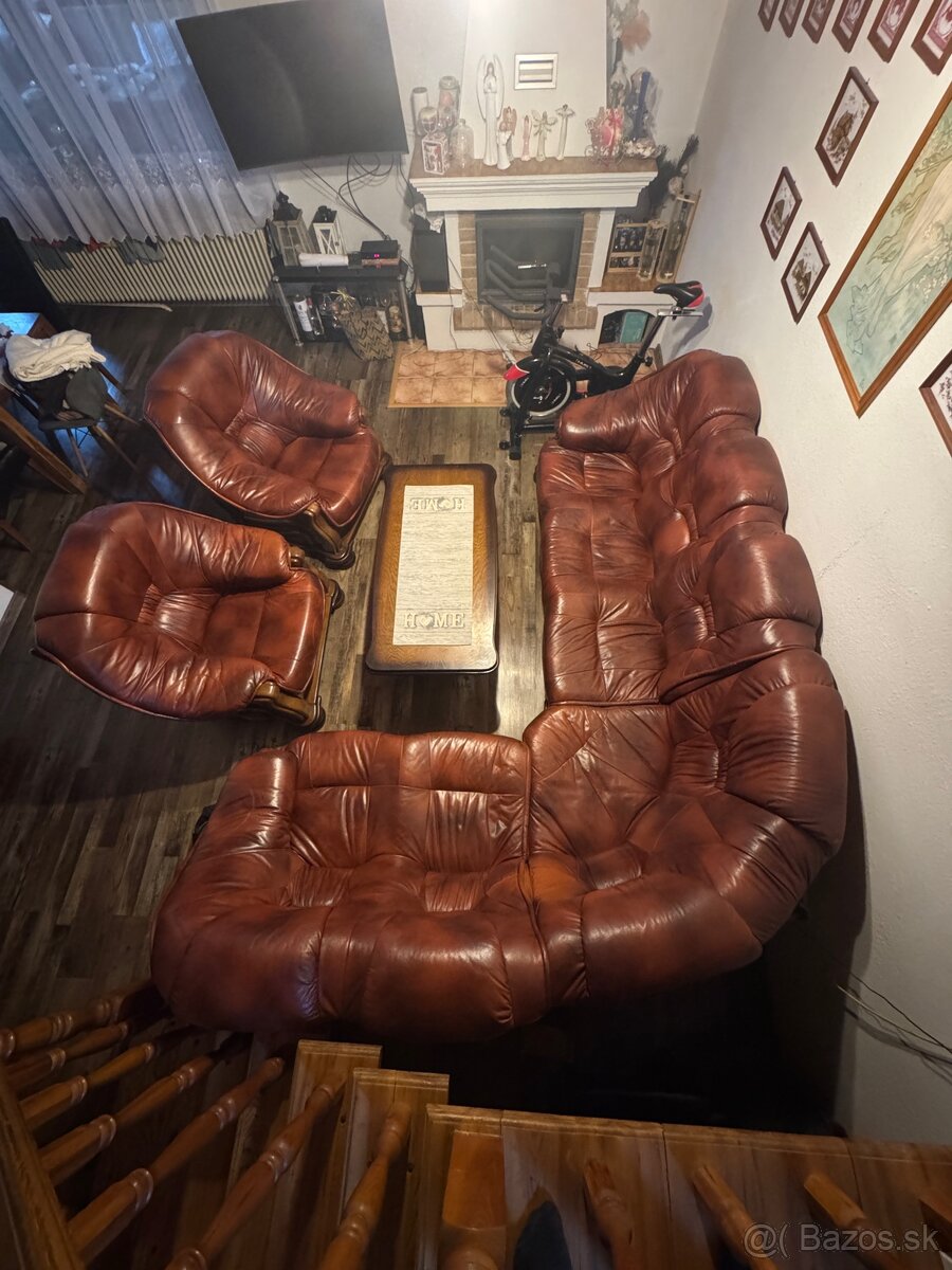 Kozena rohova + rozkladaci sedaci souprava