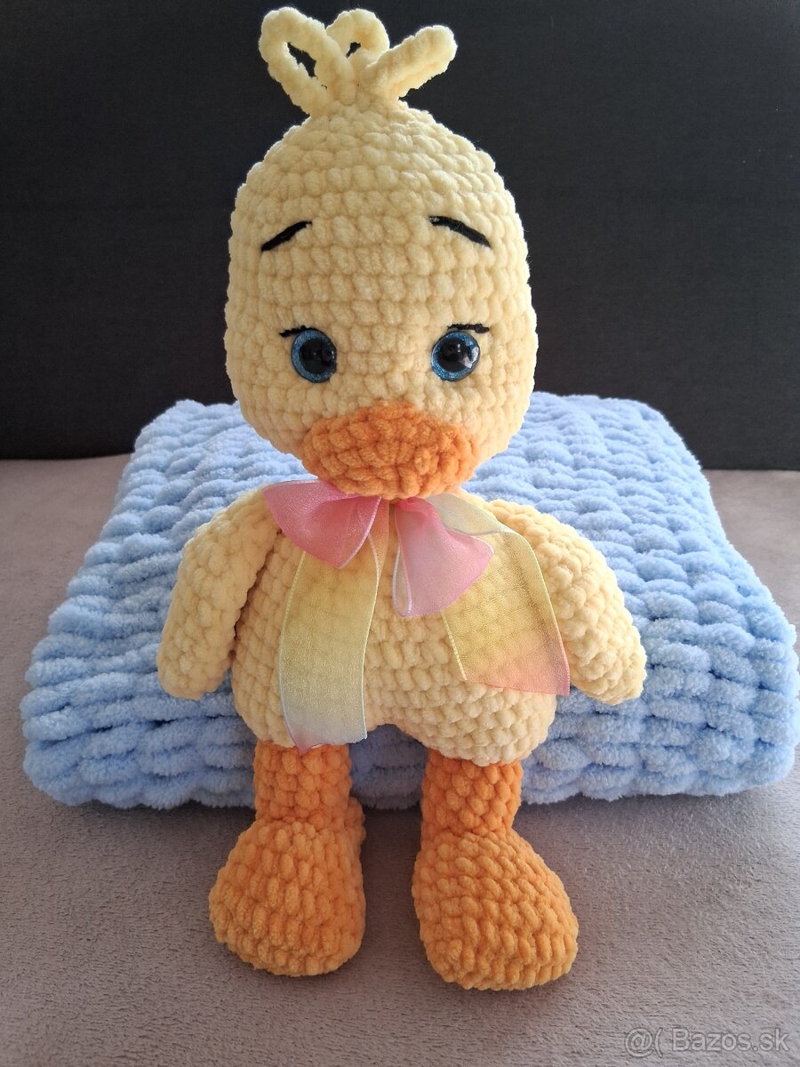 Háčkovaná hračka- kačička