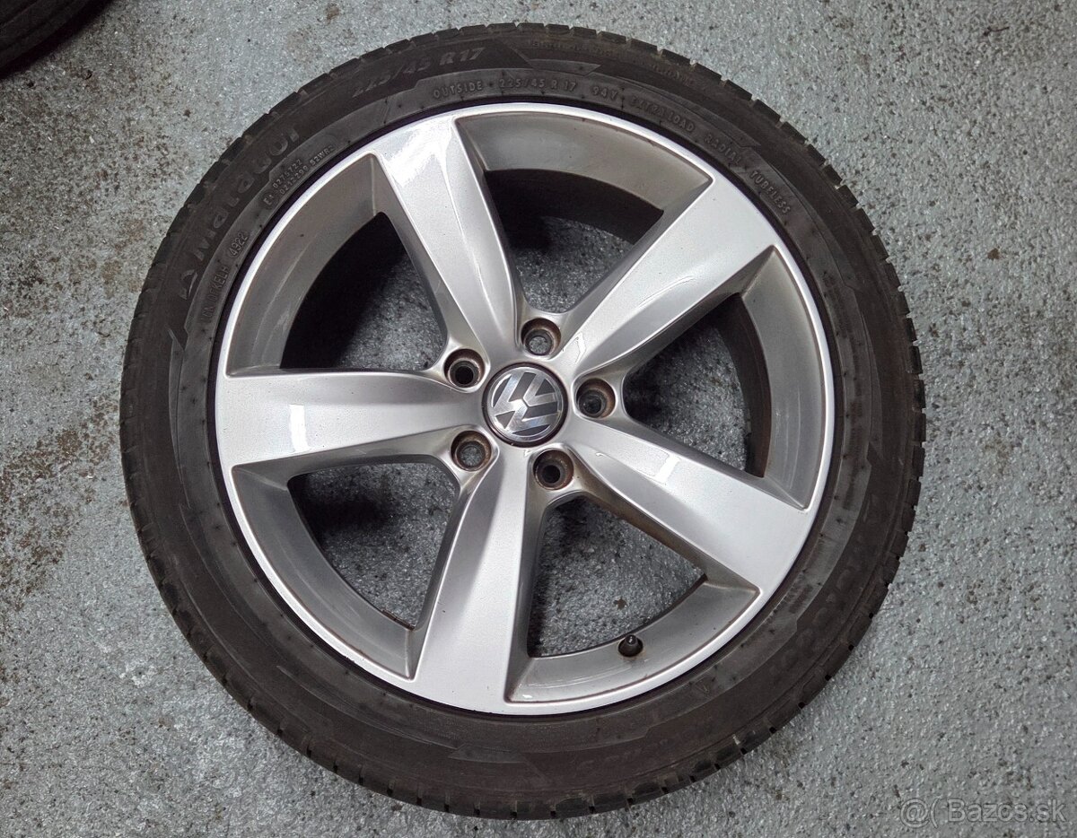 Letné kolesá originál Volkswagen 5x112 225/45R17