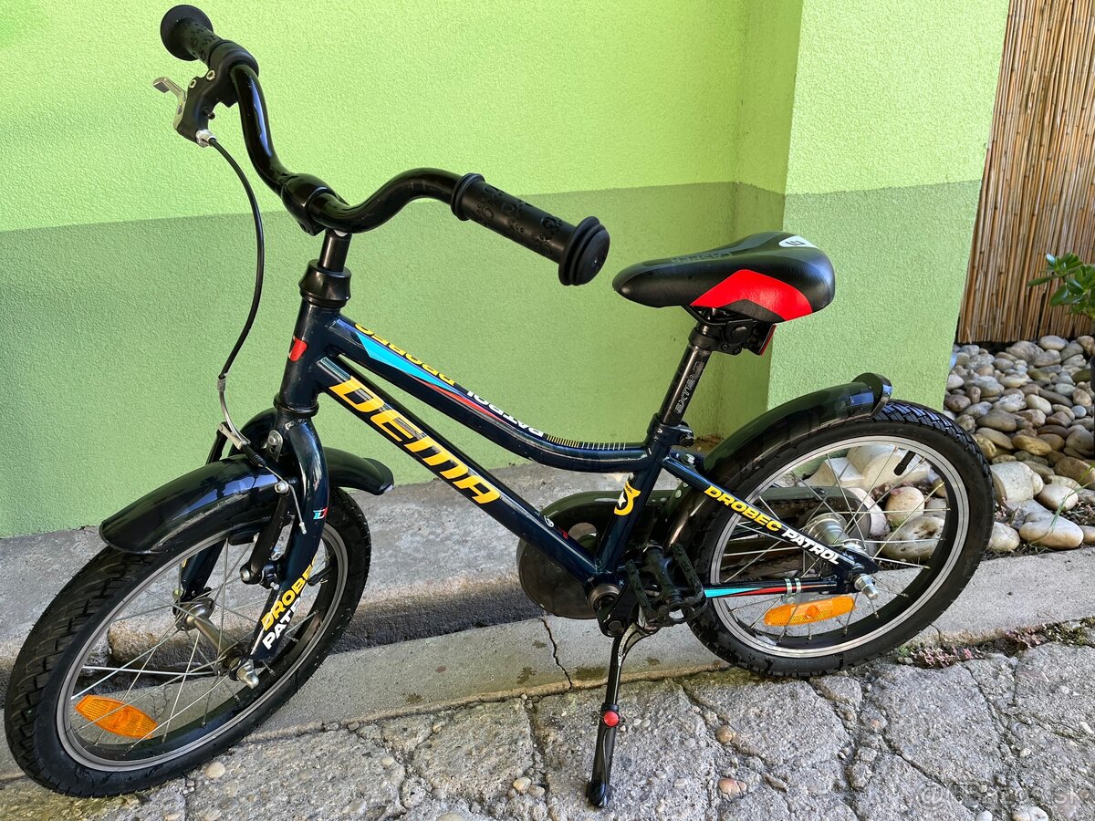 16” dema drobec bycikel + pomocne kolieska