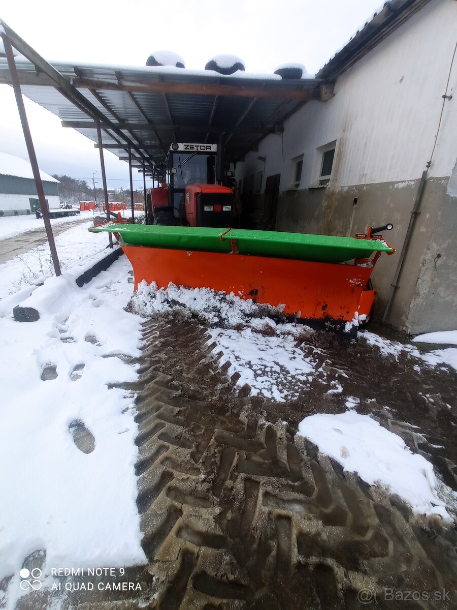 Snezni pluh radlica na sneh