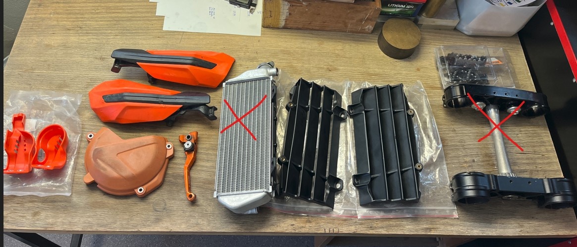 KTM SXF a  RM-Z  diely