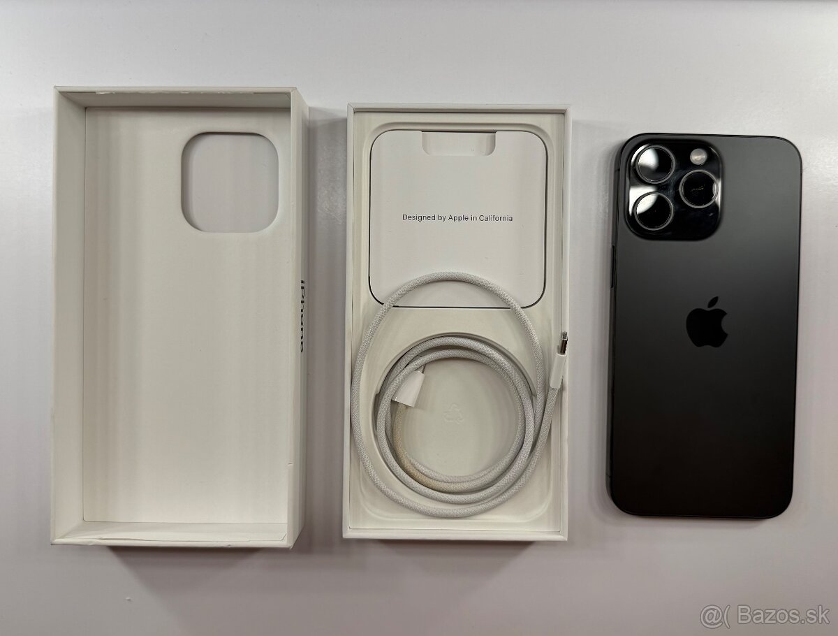 iPhone 15 Pro Max 256 GB Black Titanium